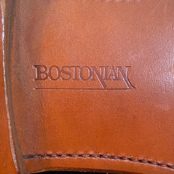 Bostonian Brown Leather Derby Shoes -golf - Picture 2 of 16